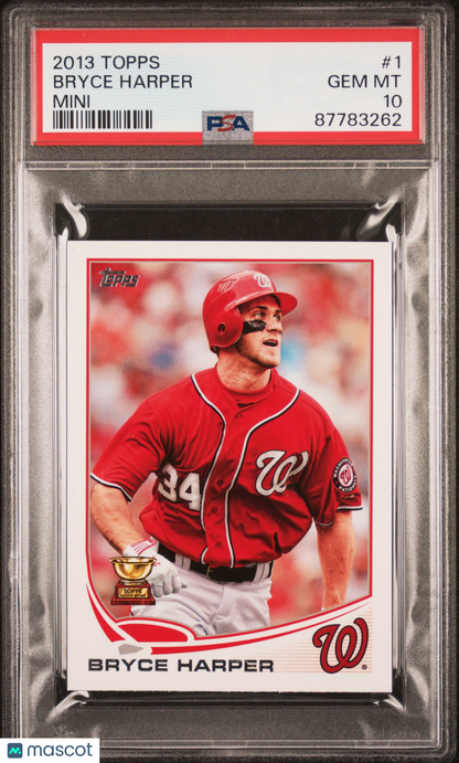 2013 Topps MINI Bryce Harper #1 PSA 10 87783262