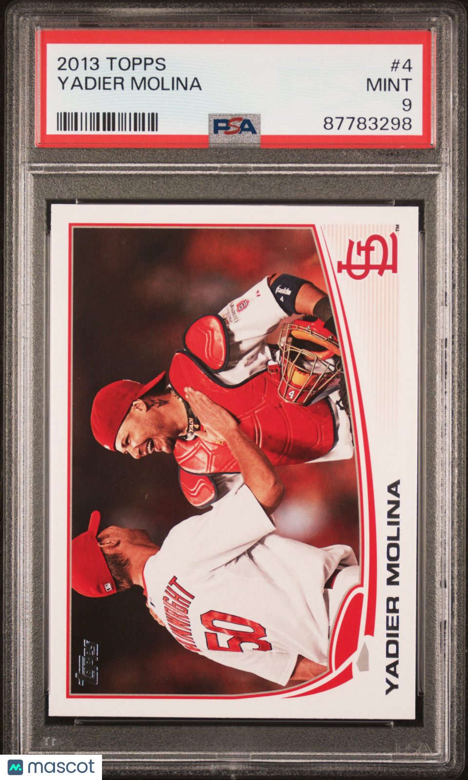 2013 Topps Baseball Yadier Molina #4 PSA 9 87783298