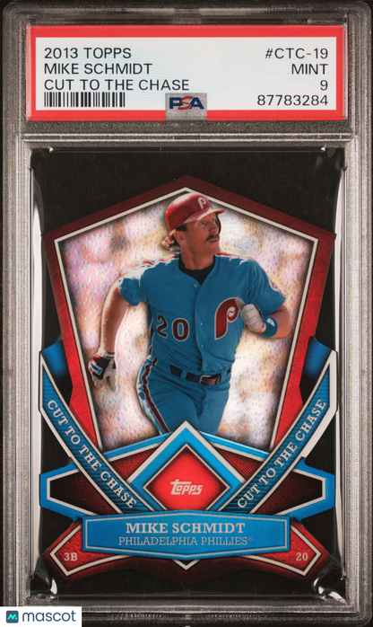 2013 Topps Cut To The Chase Baseball Mike Schmidt #CTC-19 PSA 9 87783284