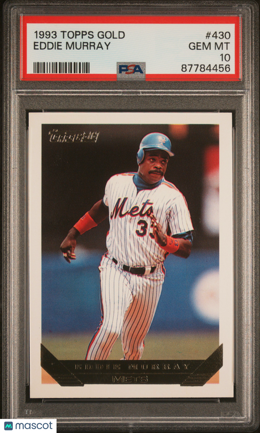 1993 Topps Gold Baseball Eddie Murray #430 PSA 10 87784456