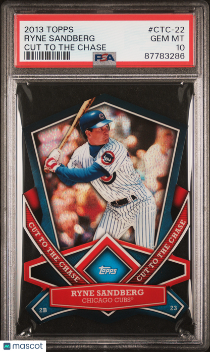 2013 Topps Cut To The Chase Baseball Ryne Sandberg #CTC-22 PSA 10 87783286