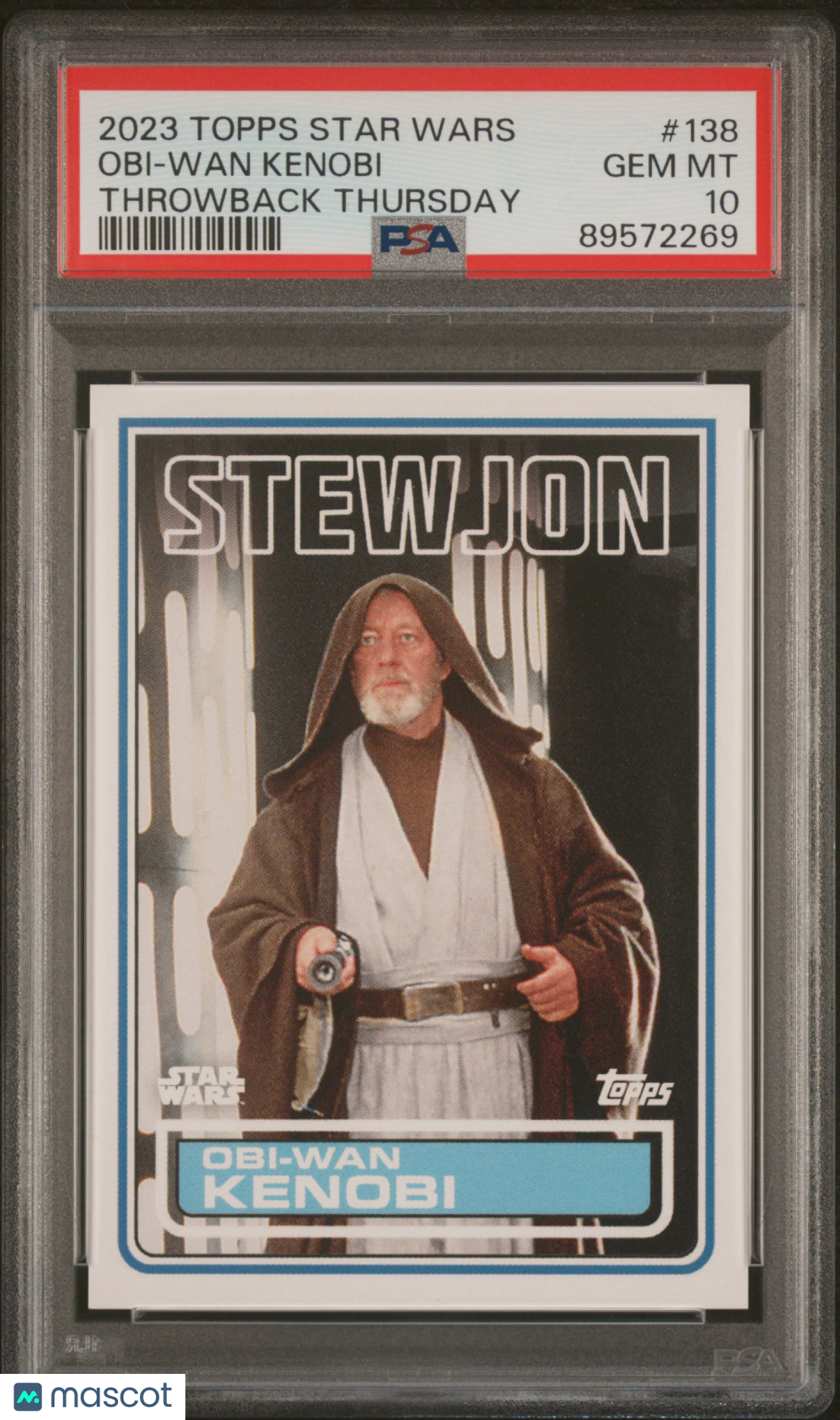 2023 Topps Star Wars Throwback Thursday Obi-Wan Kenobi #138 PSA 10