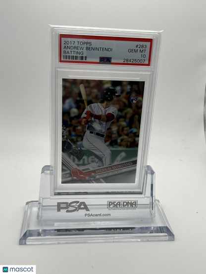 2017 topps baseball andrew benintendi #283 psa 10 28425007