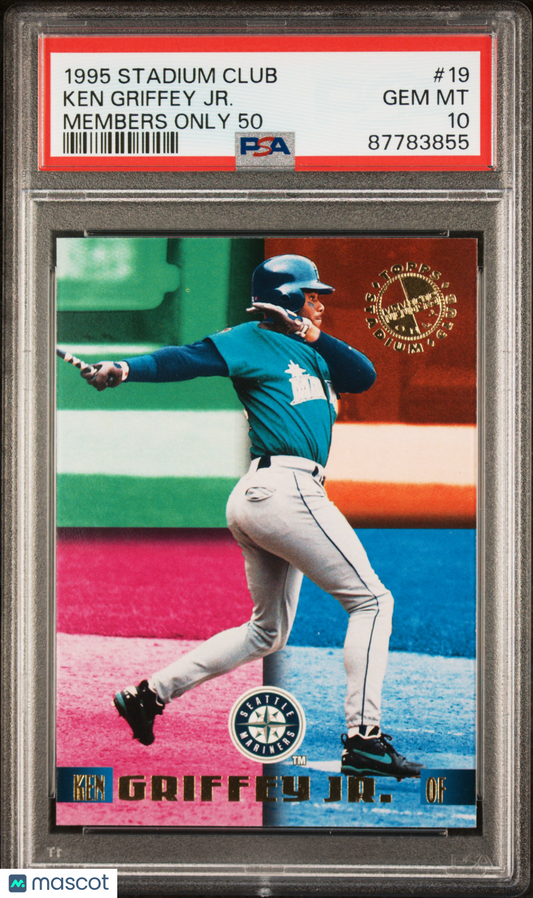 1995 Stadium Club Members Only 50 Baseball Ken Griffey JR. #19 PSA 10 87783855