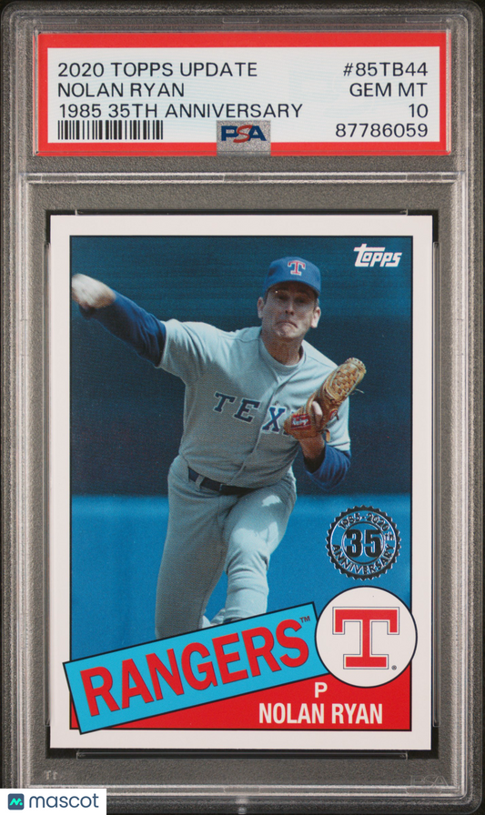 2020 Topps Update 1985 Topps 35th Nolan Ryan #85TB44 PSA 10 87786059