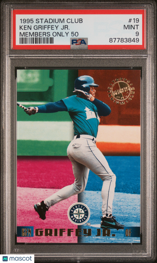 1995 Stadium Club Members Only 50 Baseball Ken Griffey JR. #19 PSA 9 87783849