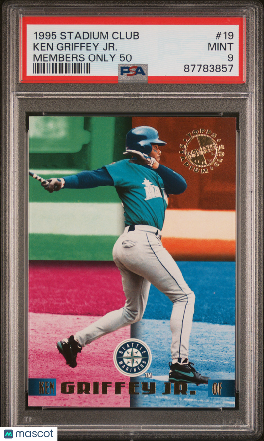 1995 Stadium Club Members Only 50 Baseball Ken Griffey JR. #19 PSA 9 87783857