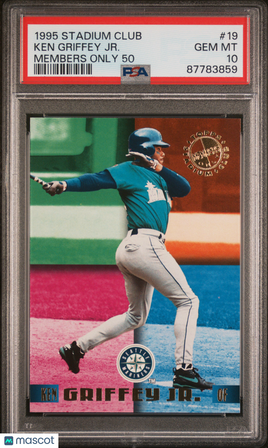 1995 Stadium Club Members Only 50 Baseball Ken Griffey JR. #19 PSA 10 87783859