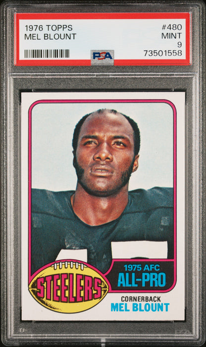 1976 Topps Football Mel Blount #480 Psa 9 73501558