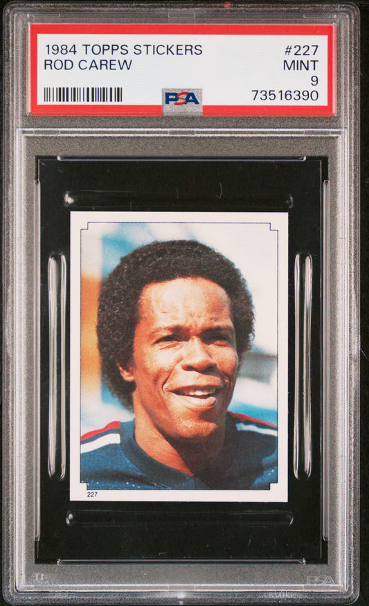 1984 Topps Stickers Baseball Rod Carew #227 Psa 9 73516390