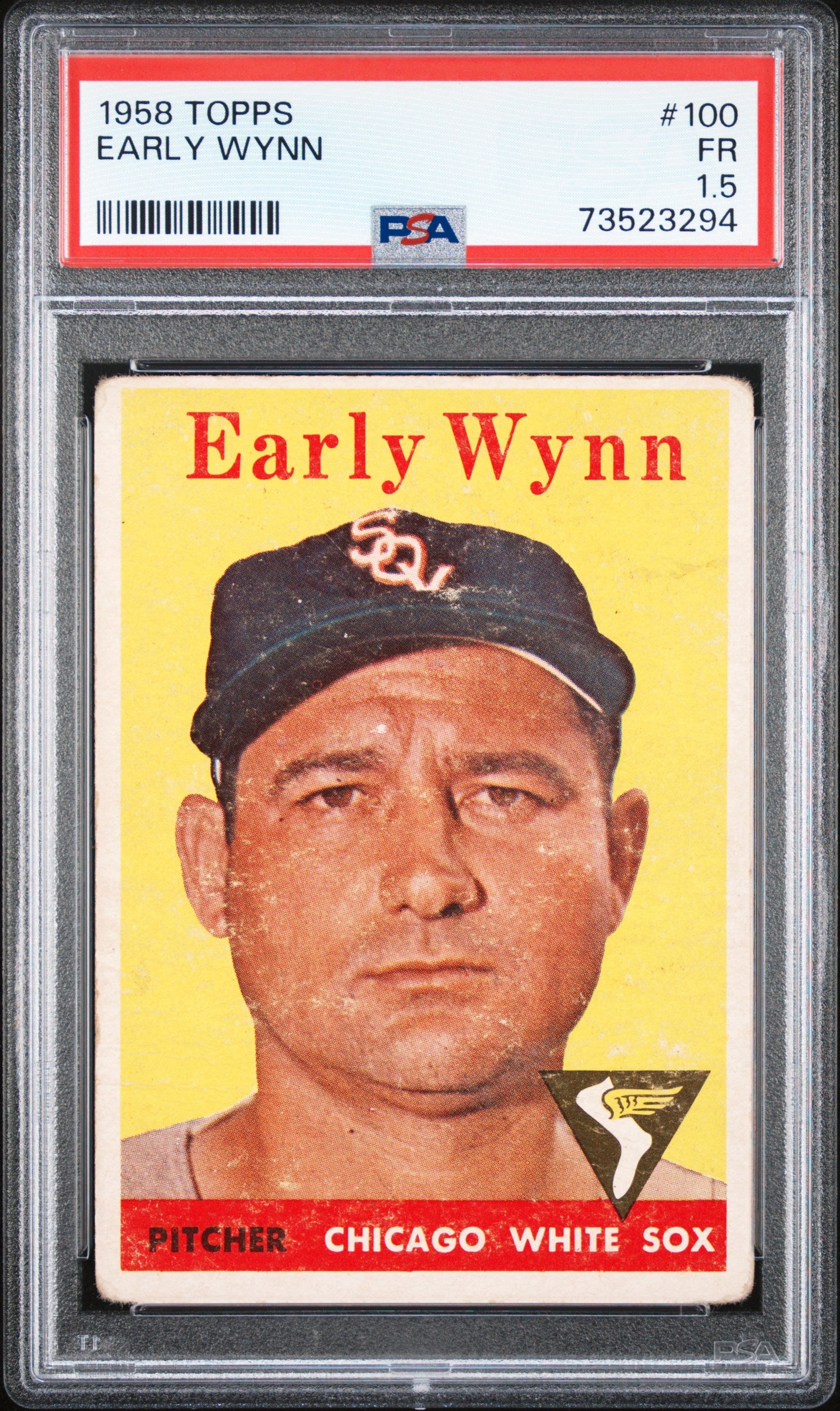 1958 Topps Baseball Early Wynn #100 Psa 1.5 73523294