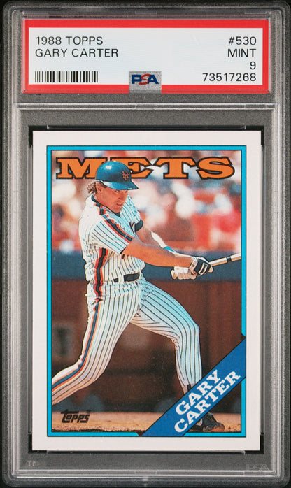 1988 Topps Baseball Gary Carter #530 Psa 9 73517268