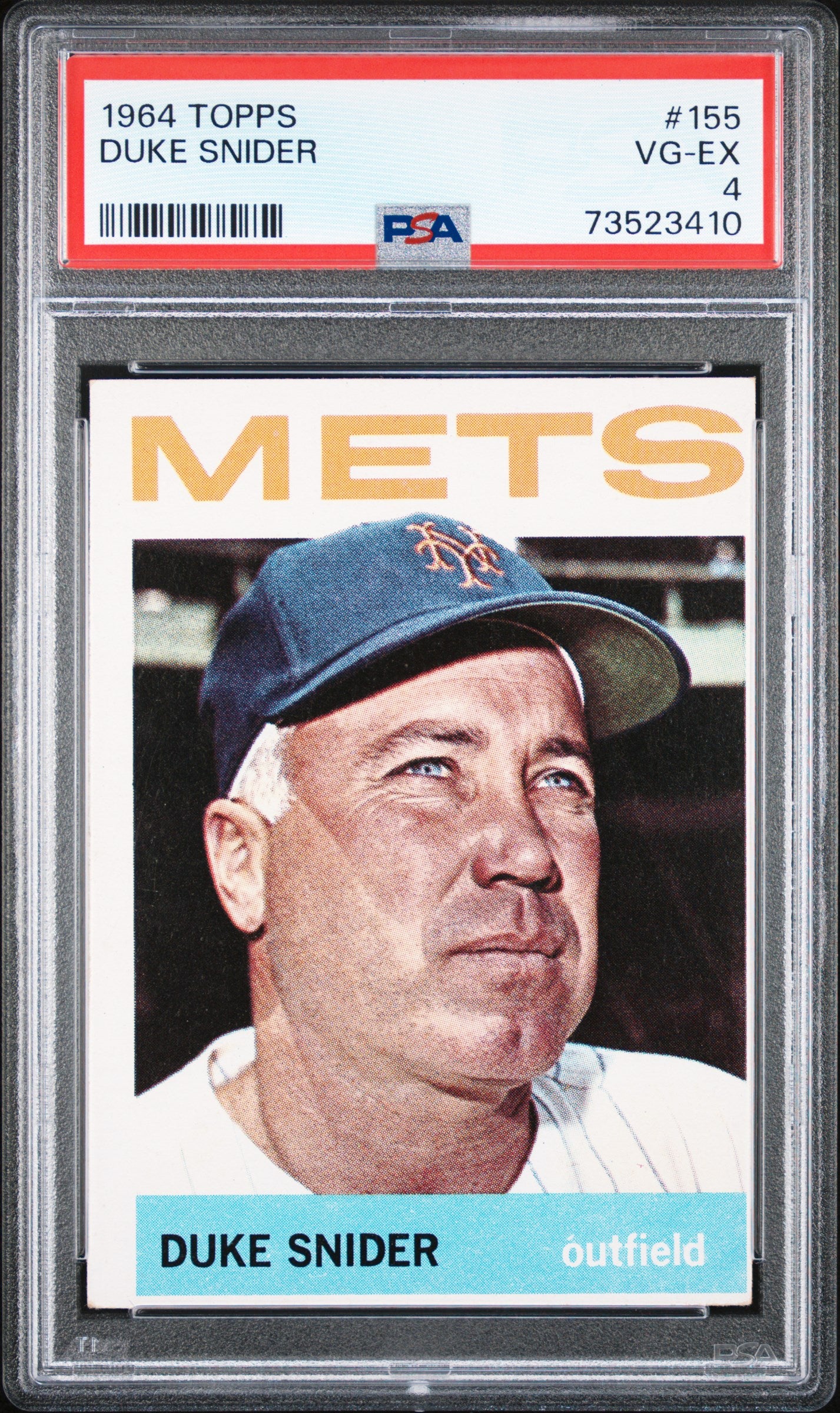 1964 Topps Baseball Duke Snider #155 Psa 4 73523410