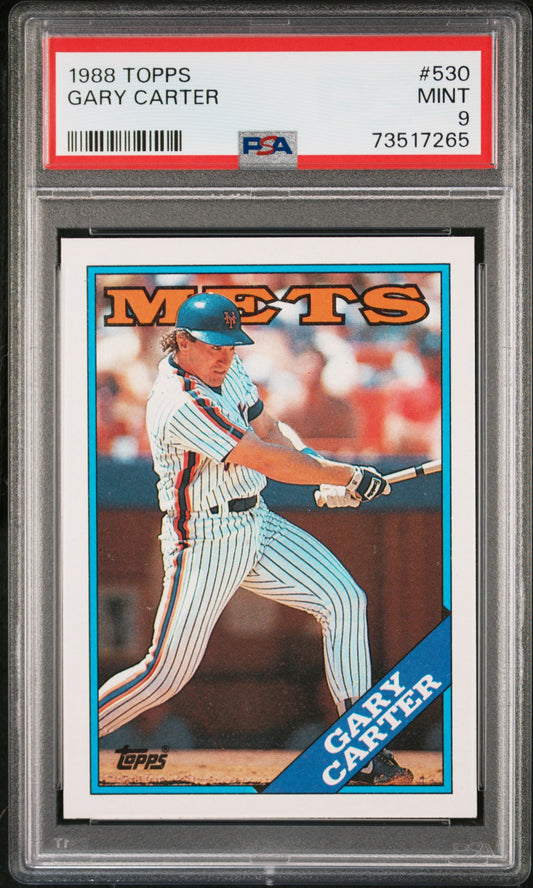 1988 Topps Baseball Gary Carter #530 Psa 9 73517265