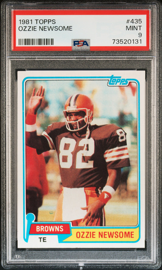 1981 Topps Football Ozzie Newsome #435 Psa 9 73520131