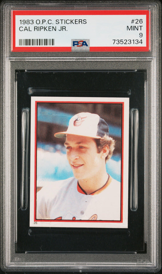 1983 O-pee-chee Stickers Baseball Cal Ripken Jr #26 Psa 9 73523134