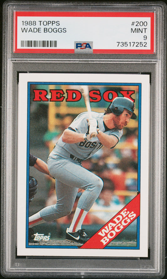 1988 Topps Baseball Wade Boggs #200 Psa 9 73517252