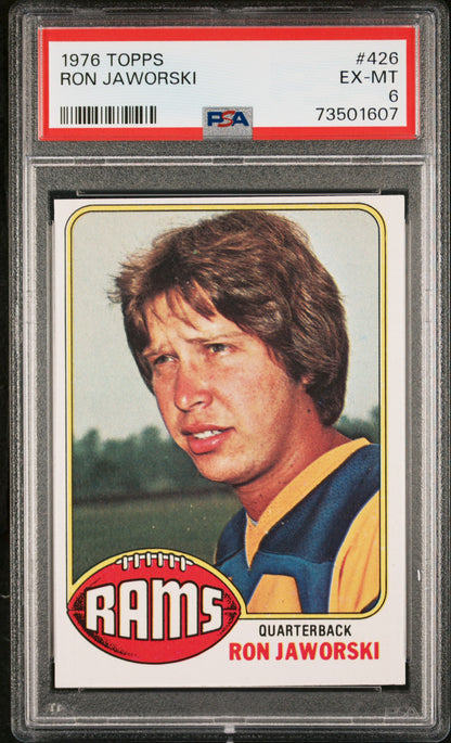 1976 Topps Football Ron Jaworski #426 Psa 6 73501607