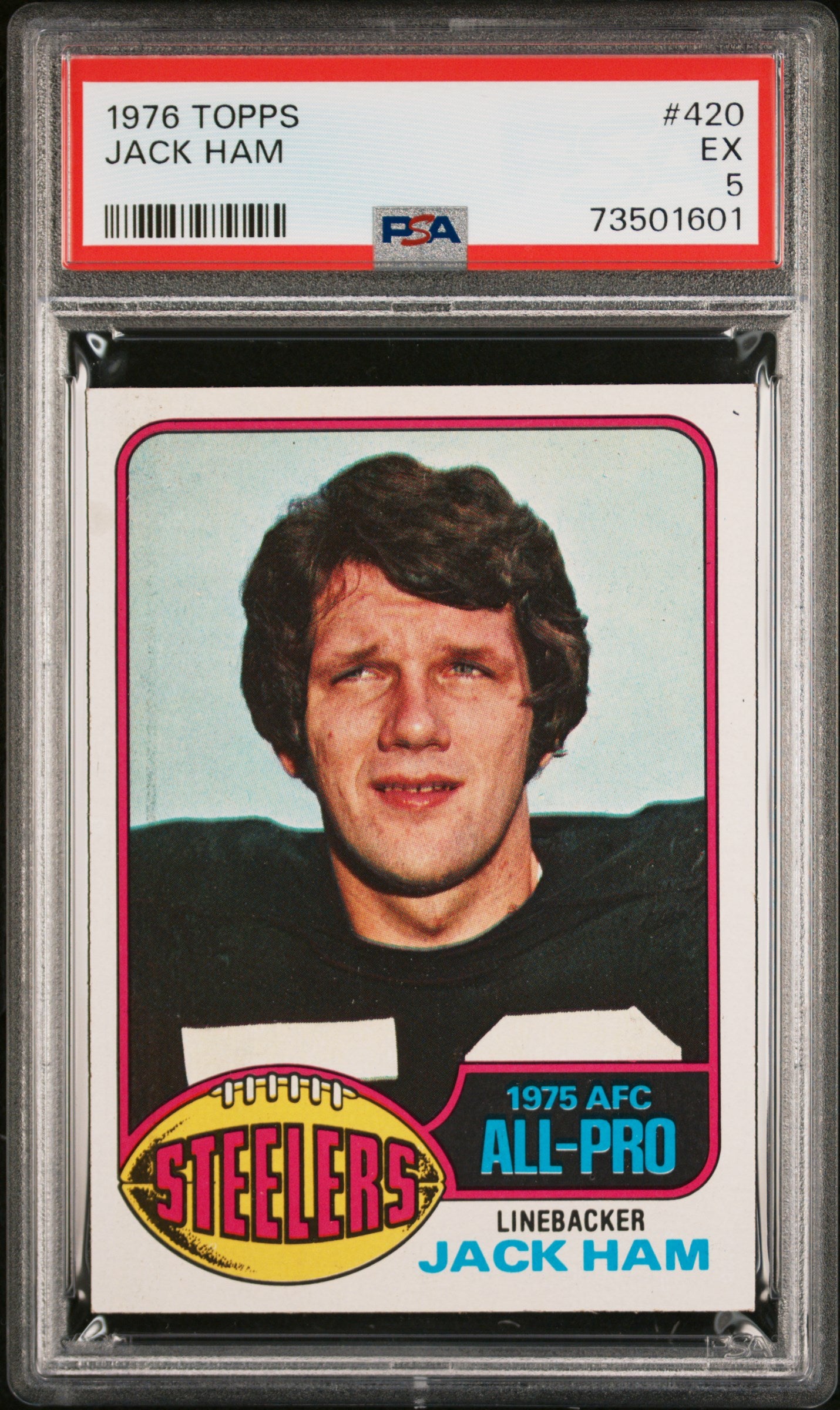 1976 Topps Football Jack Ham #420 Psa 5 73501601