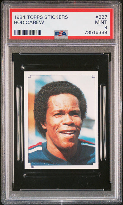 1984 Topps Stickers Baseball Rod Carew #227 Psa 9 73516389