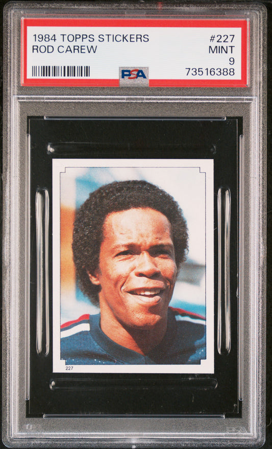 1984 Topps Stickers Baseball Rod Carew #227 Psa 9 73516388