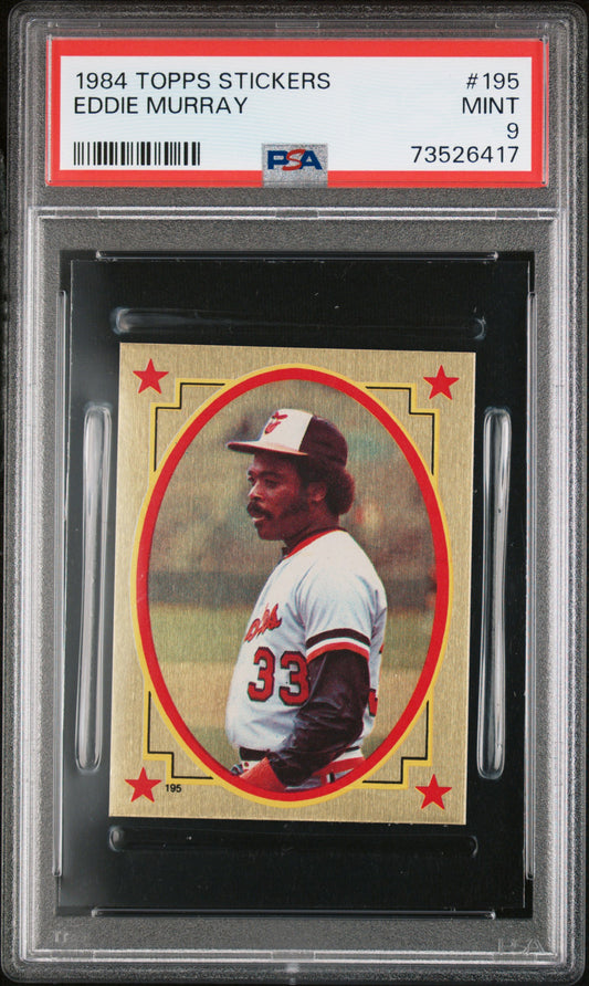 1984 Topps Stickers Baseball Eddie Murray #195 Psa 9 73526417