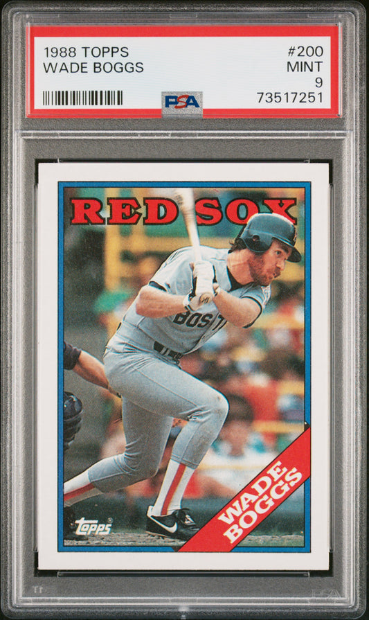 1988 Topps Baseball Wade Boggs #200 Psa 9 73517251