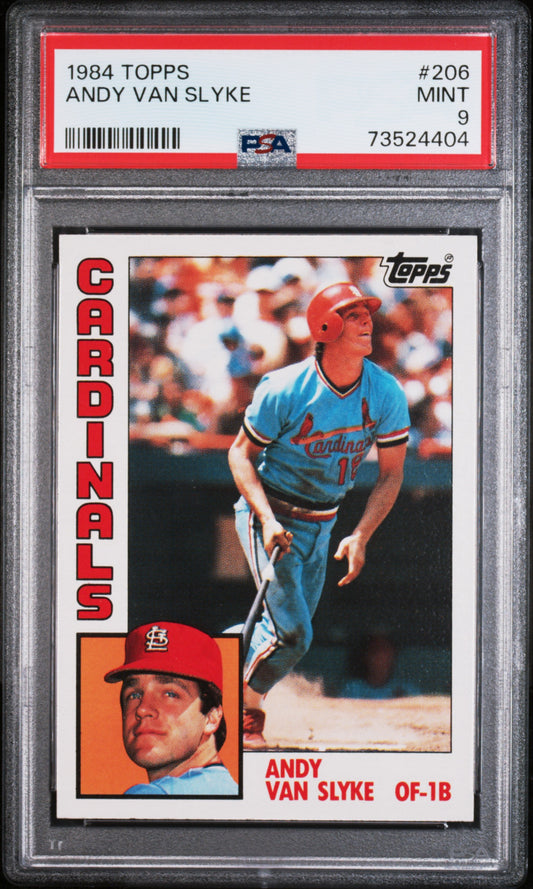 1984 Topps Baseball Andy Van Slyke #206 Psa 9 73524404