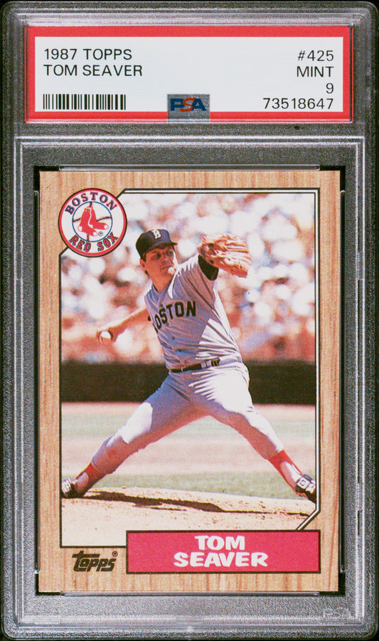 1987 Topps Baseball Tom Seaver #425 Psa 9 73518647