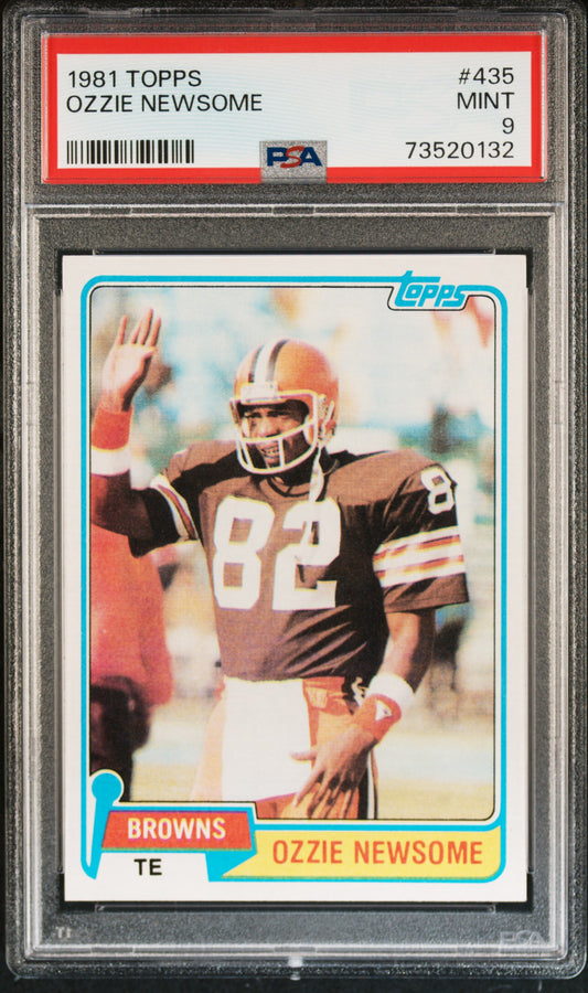 1981 Topps Football Ozzie Newsome #435 Psa 9 73520132